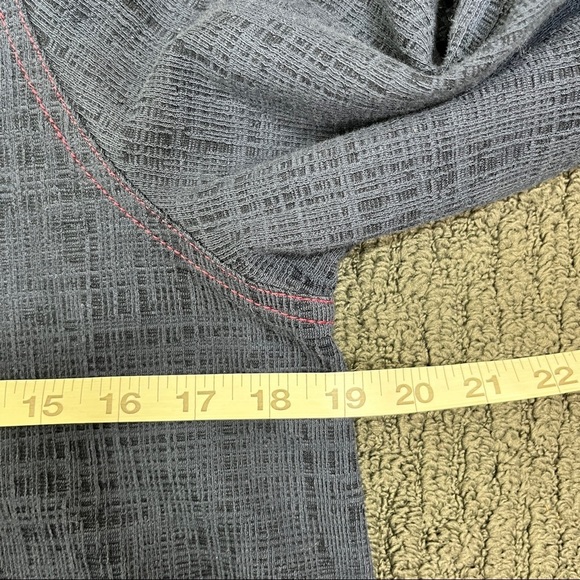 Anthropologie Current Air blue textured blouse - Picture 8 of 9